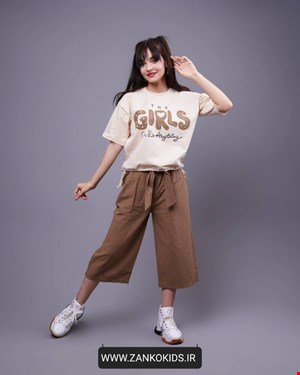 کراپ و شلوارک دخترانه
