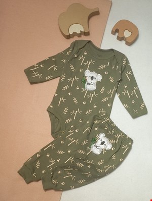 بادی و شلوار آستین بلند نوزادی