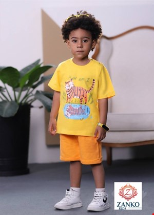 تیشرت و شلوارک طرح ببر