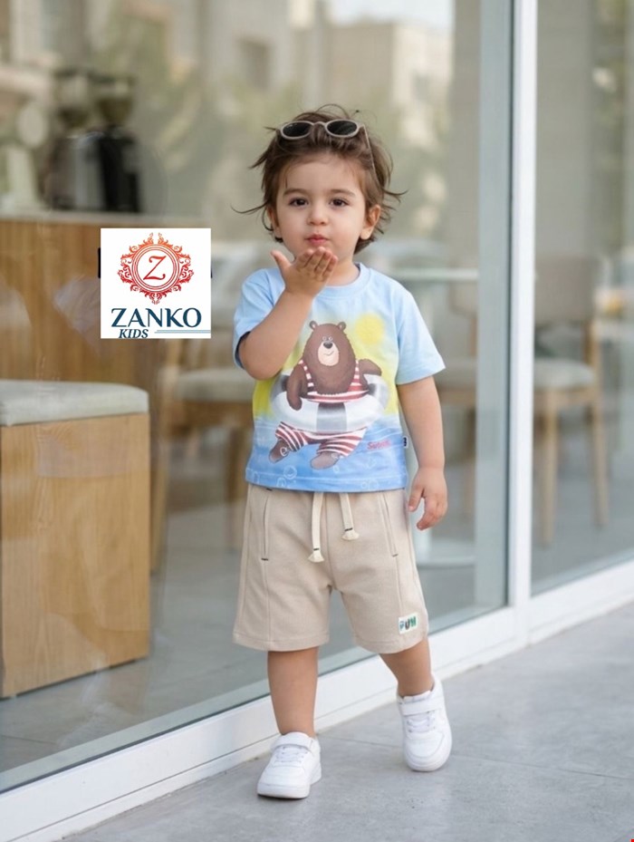 تیشرت و شلوارک طرح خرس